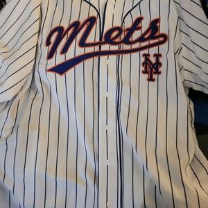 New York Mets Striped Jersey